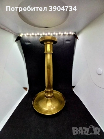 Свещник Викториянски, снимка 2 - Антикварни и старинни предмети - 52051099