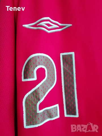 England Peter Crouch Umbro оригинална тениска фланелка Англия Питър Крауч XXL, снимка 4 - Тениски - 42594770