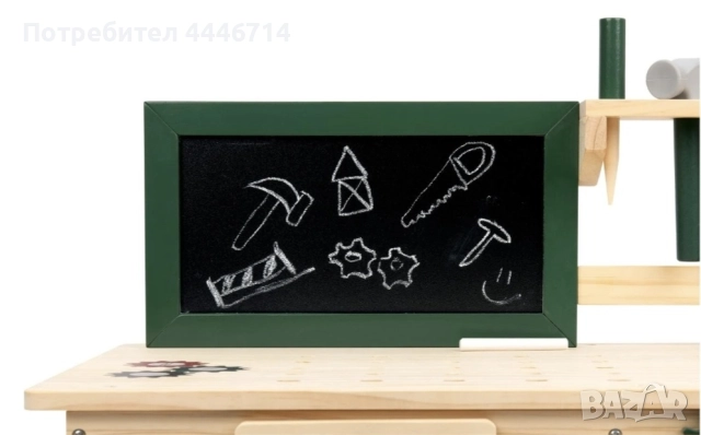 Детска дървена градинска работна маса Parkside , 69 части, снимка 7 - Образователни игри - 51605266