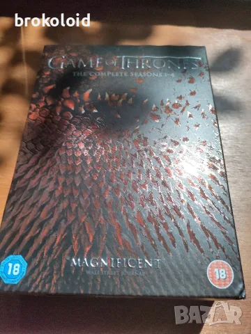 Game of Thrones - complete 1-4 seasons DVD boxset