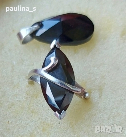 Два броя / Винтидж / сребърен комплект / проба 925 , снимка 10 - Бижутерийни комплекти - 29144219