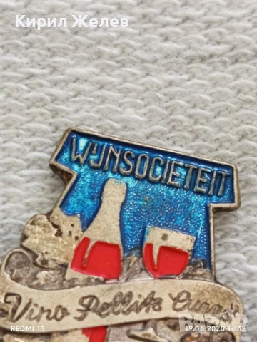 Стара рядка значка W*JNSOCIETEIT от соца за КОЛЕКЦИЯ ДЕКОРАЦИЯ 30423, снимка 8 - Колекции - 50721628