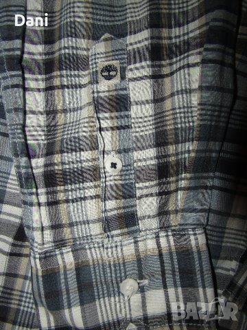 Карирана риза Timberland, снимка 5 - Ризи - 42512879
