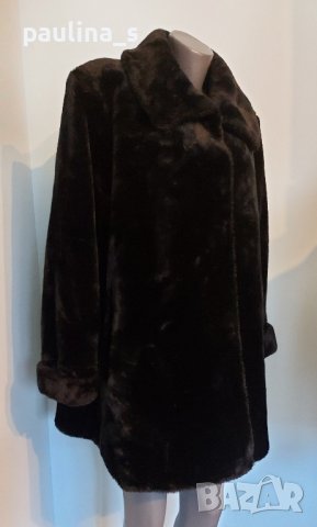 Стилно английско палто / голям размер , снимка 4 - Палта, манта - 44238448