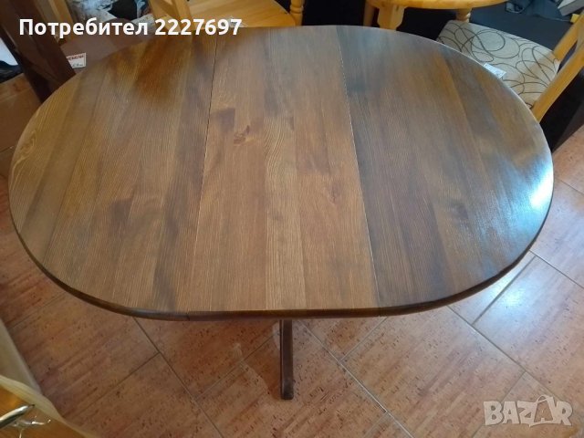 Маса Ф 80 кухненска разтегателна, снимка 3 - Маси - 42353809