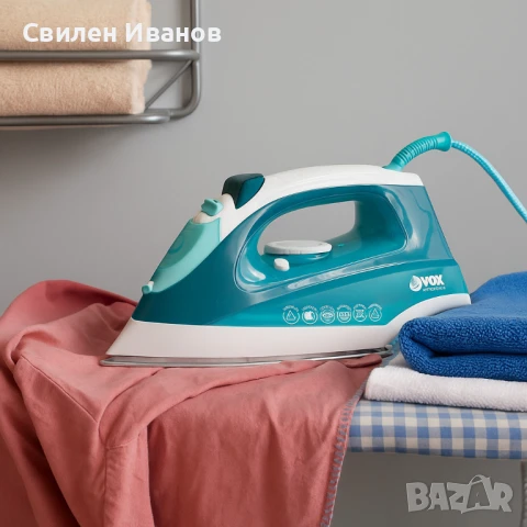 Парна ютия VOX DBL-5010, 2200W, Керамична плоча, Йонизация, кабел 1.8м