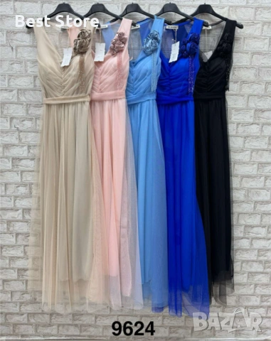 Стилна Дамска Рокля Универсален Размер Различни Цветове 