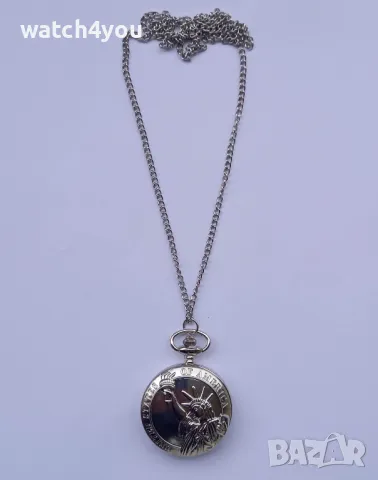 НОВ ДЖОБЕН ЧАСОВНИК С ВЕРИЖКА.ДЖОБНИ ЧАСОВНИЦИ С ФЛОРАЛНИ МОТИВИ КЮСТЕК. POCKET WATCH.DJOBEN DZHOBEN, снимка 7 - Джобни - 8902598