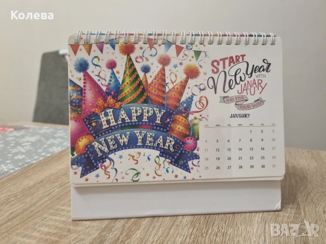 НАСТОЛЕН ДИАМАНТЕН КАЛЕНДАР , снимка 4 - Гоблени - 52666565