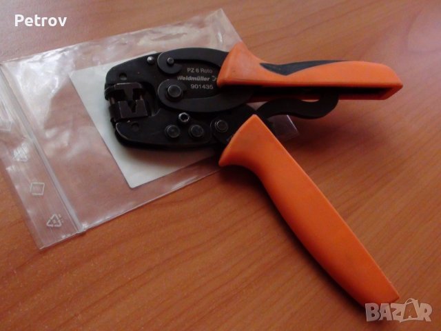 Weidmüller PZ 6 Roto - ПРОФЕСИОНАЛНИ Кримпклещи 0,14 - 6 mm² / ORIGINAL Weidmüller - Made in Germany, снимка 1