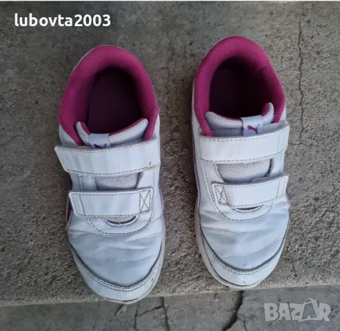 Puma 31 номер Детски оригинали кожени маратонки , снимка 4 - Детски маратонки - 49416636