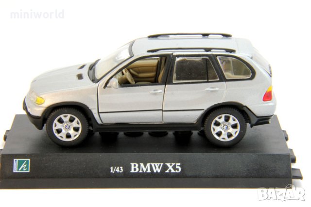 BMW X5 2000 - мащаб 1:43 на Cararama с отваряеми врати моделът е нов в кутийка, снимка 2 - Колекции - 42154869