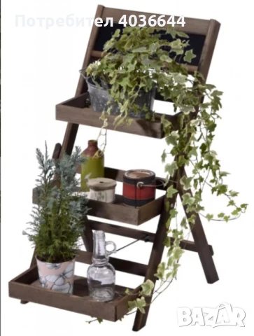 Елегантна и практична поставка за цветя, с три нива, снимка 2 - Други стоки за дома - 50658442