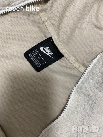  ''Nike Sportswear Sherpa Hoodie''оригинален дамски суичър ХЛ размер, снимка 2 - Спортни екипи - 42670816