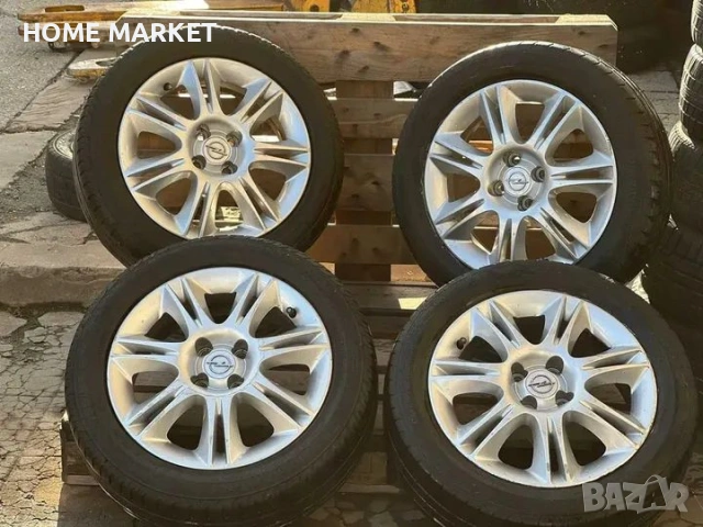 4х100 Джанти 16 Цола Опела Корса Адам 4x100 Opel Corsa Adam Оригинални ЕТ 40 J 6 ЦО 56.6 195 55 16 Л