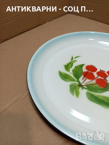 Соц Стар Емайлиран Поднос Made In Korea. НОМЕР 1706., снимка 9 - Антикварни и старинни предмети - 53818569