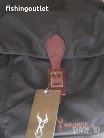 Раница за лов – мешка. Подсилен водоустойчив брезент и естествена кожа, снимка 3 - Оборудване и аксесоари за оръжия - 47685574