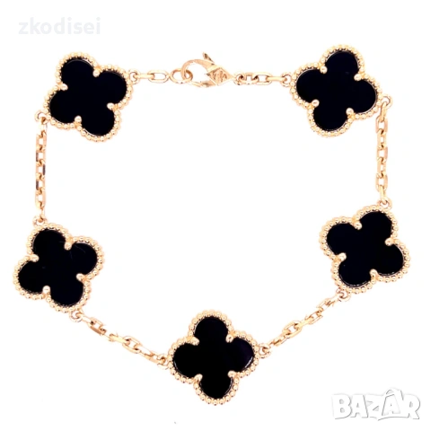 Златна дамска гривна Van Cleef 9,35гр. 17,0см. 14кр. проба:585 модел:37764-4