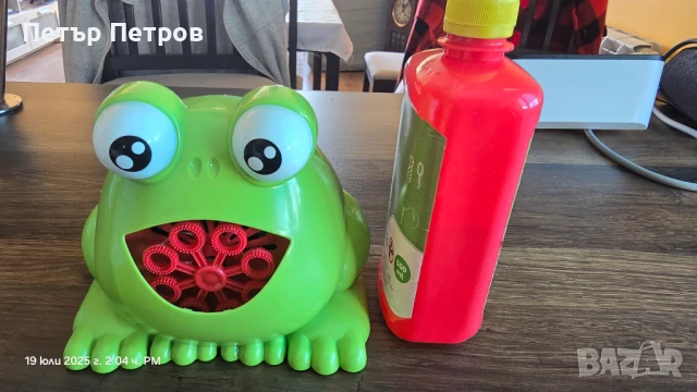 Детска машинка за балони Жаба , снимка 3 - Други - 51138596
