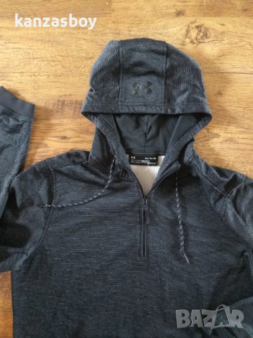 Under Armour Mens AF ICON 1/4 ZIP PO Fleece Top - страхотно мъжко горнище ХЛ, снимка 6 - Спортни дрехи, екипи - 41424382