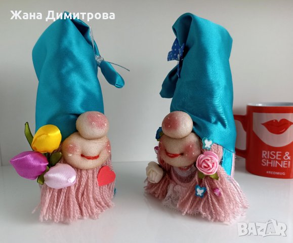 Влюбени гномчета , снимка 4 - Декорация за дома - 34426466