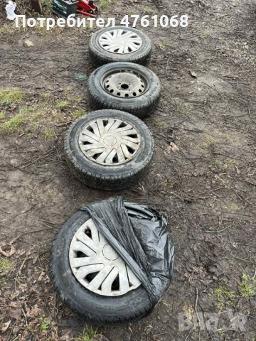 Зимни гуми 14 ки на два месеца са 165/70/14 