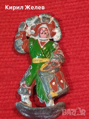 СТАРО ОЛОВНО ВОЙНИЧЕ МУСКЕТАР БАРАБАНЧИК РЯДКА ФИГУРКА за КОЛЕКЦИЯ РЪЧНО ОЦВЕТЕНА 9104