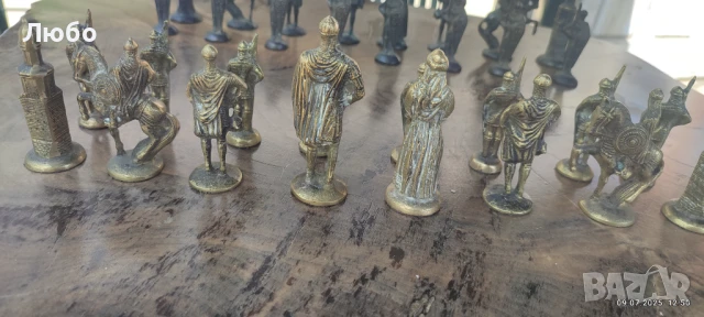 Шах,шахматни фигури ,бронз , снимка 4 - Други игри - 50961068