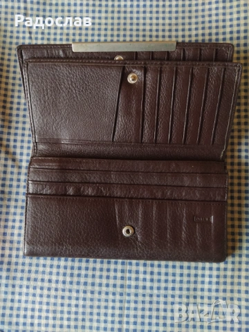 ART- 93 голям портфейл от естествена кожа , снимка 3 - Портфейли, портмонета - 53060870