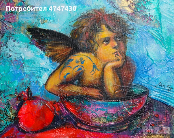 Ралица Бурова картина маслени бои, снимка 5 - Картини - 53617349