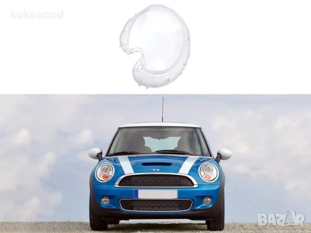 Стъкло за фар на Mini Coupe R58 & Roadster R59 - Xenon, снимка 4 - Части - 47543998
