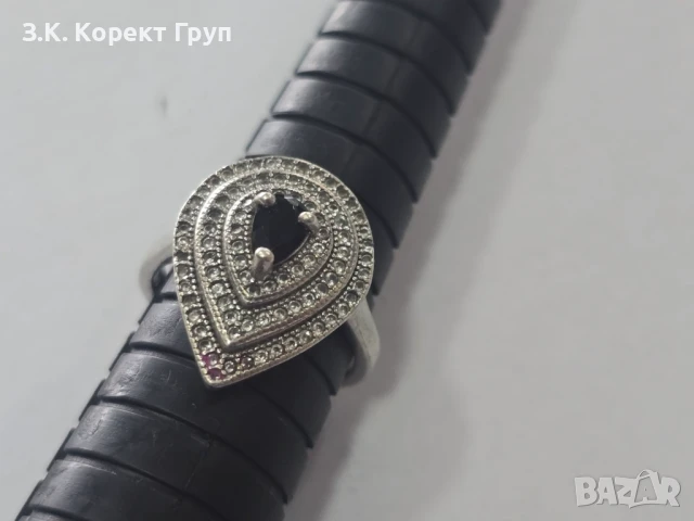 Сребърен пръстен 925, снимка 2 - Пръстени - 51080041