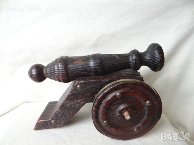 Ръчно изработен дървен топ, снимка 5 - Други ценни предмети - 41739322