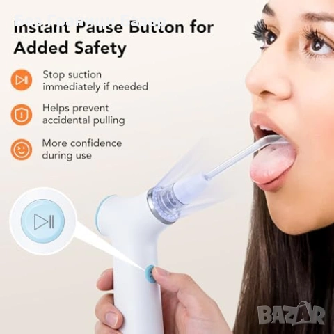 Нов Вакуумен уред за камъчета в сливиците 8 нива + LED, комплект 11 в 1, снимка 3 - Други - 53681731