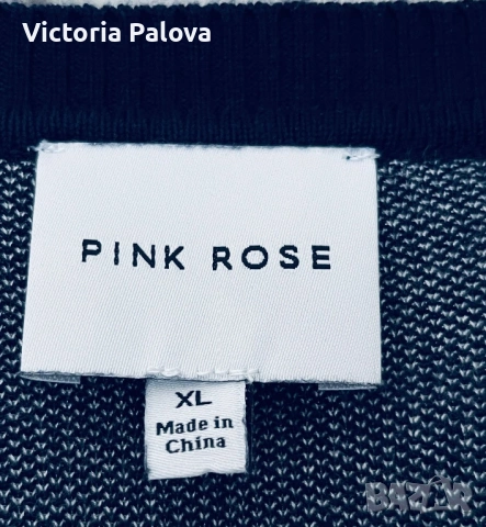 Ефектна дамска блуза PINK ROSE, снимка 3 - Блузи с дълъг ръкав и пуловери - 53194625