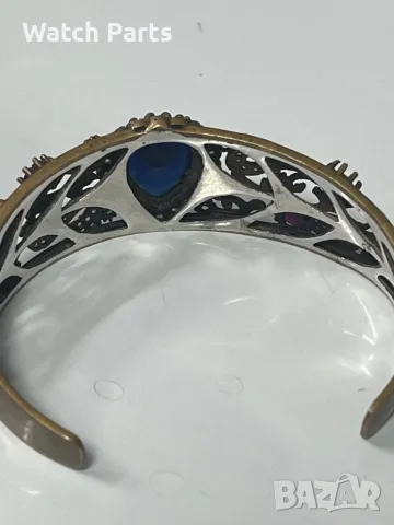 Ориенталска гривна със сребро и месинг, снимка 6 - Други - 48727080