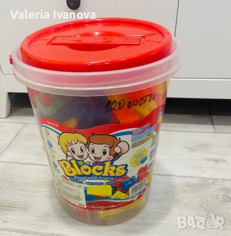 Детски конструктор 120 части, запазен
