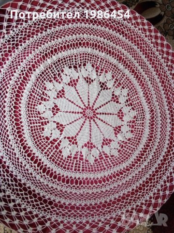 Плетена покривка за маса, снимка 2 - Покривки за маси - 34029642