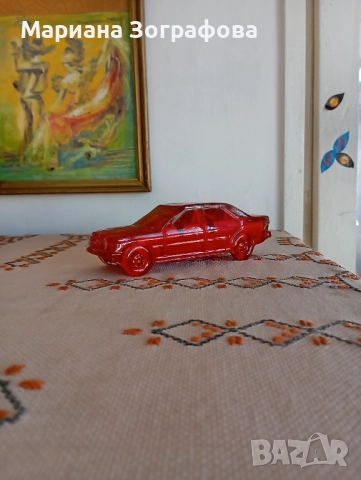 Колекционерски предмети 7 бр. и картички 4 бр. - Посребрена бонбониера WMF,  Кола "Мерцедес" и др., снимка 5 - Антикварни и старинни предмети - 47394207