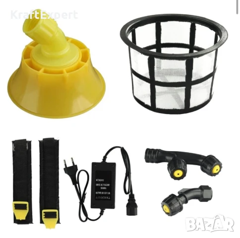 Акумулаторна и Ръчна Пръскачка 16 литра с 3 дюзи и мощна батерия 12V, снимка 4 - Други инструменти - 50548815