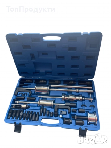 Комплект обратен чук за вадене на дюзи 40 части, снимка 2 - Куфари с инструменти - 52945679