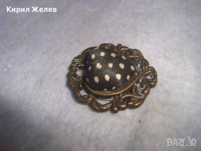 ВИНТИДЖ СЪРЧИЦЕ - МЕСИНГ АРТ НУВО ОРНАМЕНТИКА - АПЛИКАЦИЯ УКРАШЕНИЕ 3746, снимка 5 - Други - 36363935