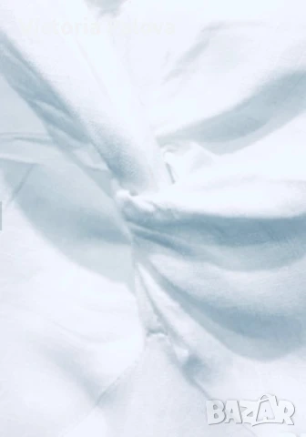 Елегантна бяла рокля лен 100% Италия, снимка 3 - Рокли - 51270881