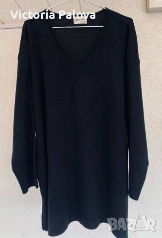Комфортна блуза цвят графит, снимка 14 - Блузи с дълъг ръкав и пуловери - 40017155
