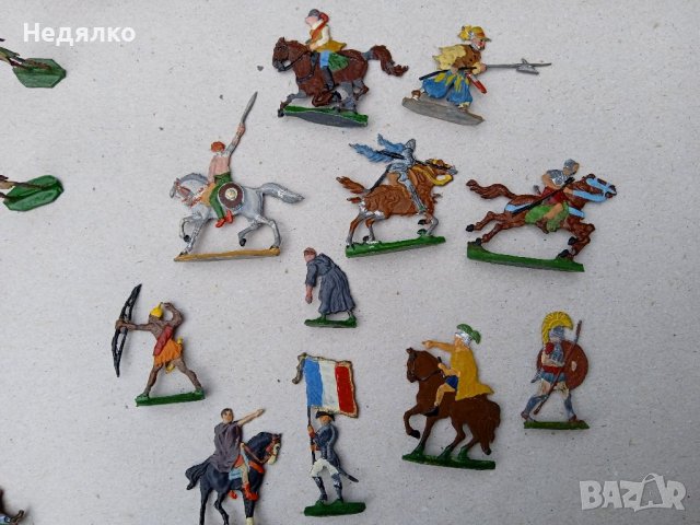 Уникално,105бр стари оловни фигурки , снимка 18 - Колекции - 38810267