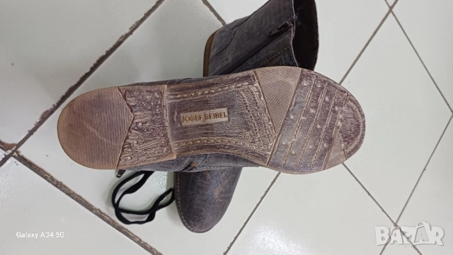 41-42 размер,боти от естествена кожа на Josef Siebel, снимка 5 - Дамски боти - 51680070