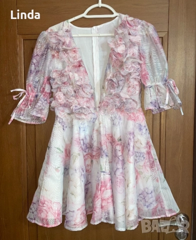 Разкошна рокля на цветя, снимка 6 - Рокли - 51669587