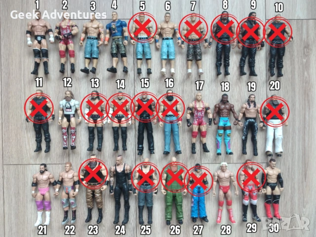 Екшън Фигурки WWE Кеч Pro-Wrestling Action Figures Ambrose Reigns Cena 2/2