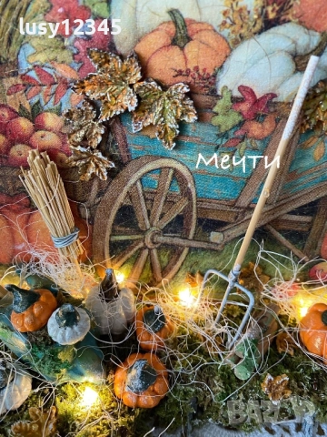 Къщичка-Есенна приказка!, снимка 6 - Декорация за дома - 52081597