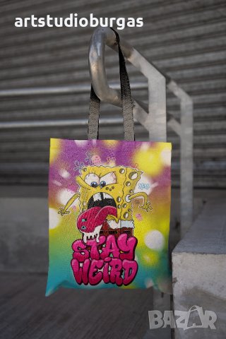 Памучна чанта с печат